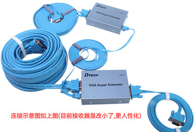 帝特DT-7020A VGA网线延长器 高清信号稳定传输200米的专业解决方案